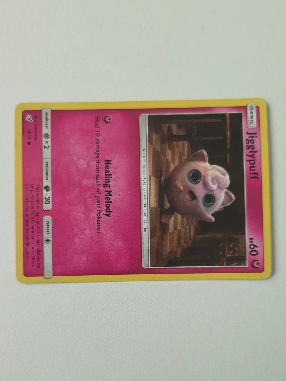 Pokemon Jigglypuff Card